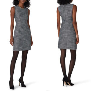 Adam Lippes x RTR Grey Tweed Sheath - Size 4